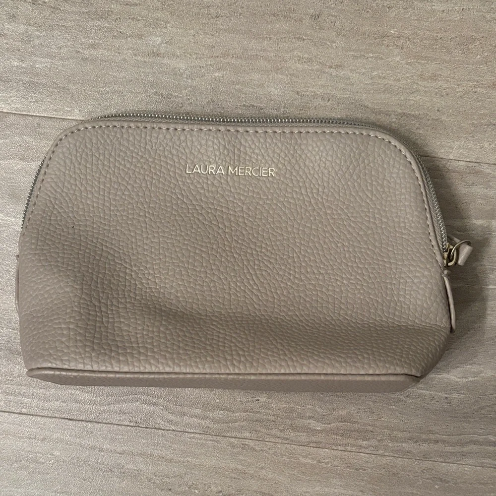 Laura Mercier Taupe Cosmetic Bag